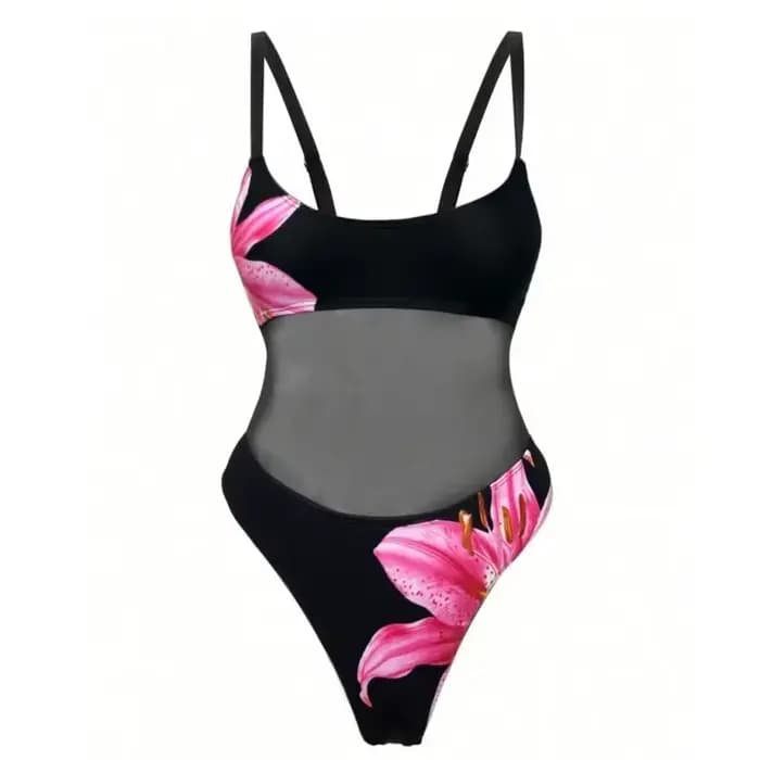 Maillots de bain une pièce sexy en maille pour femme