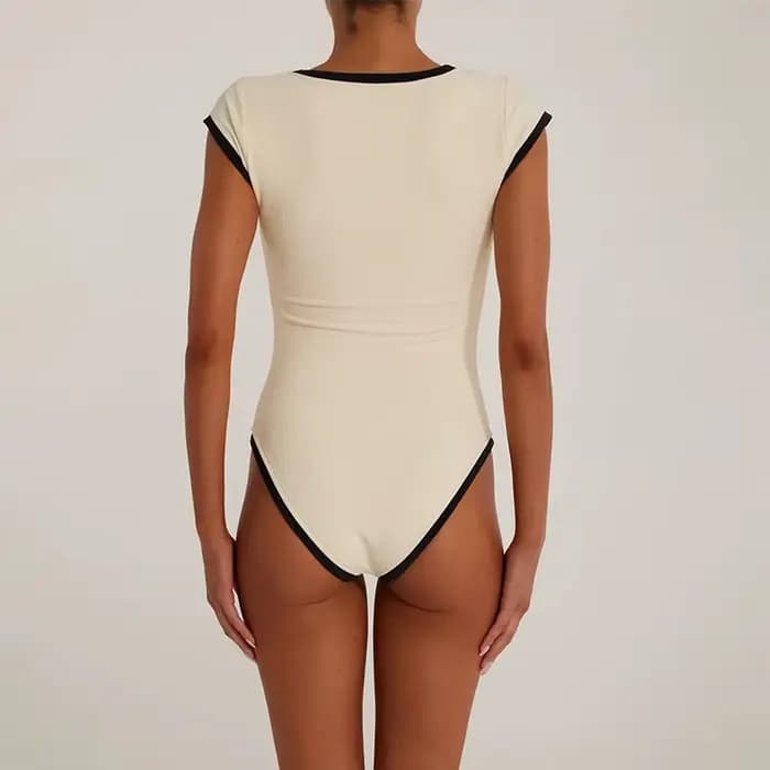 Bikini une pièce maillot de bain 2026 Vintage rétro maillots de bain femmes maillot de bain zippé maillot de bain maillots de bain Monokini femme maillot de bain