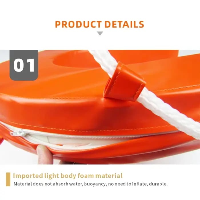 Accessoires universels de piscine, bouée de sauvetage, cuir PU imperméable, flotteur de sécurité pour sports nautiques, pour adultes et enfants