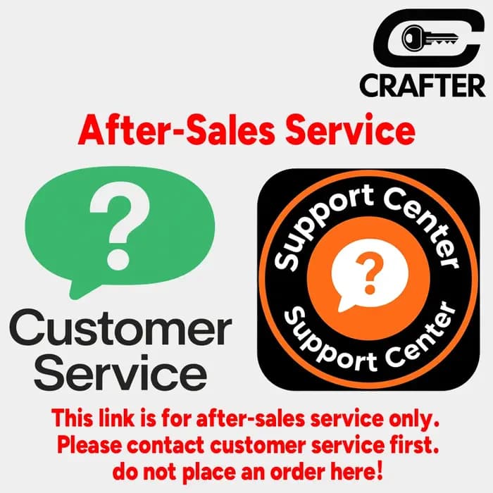 Service après-vente Key Crafters, lien dédié, veuillez contacter le Service client d'abord et ne passez pas de commande ici