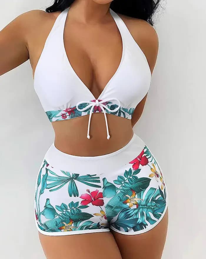 Ensemble de maillot de bain deux pièces pour femme
