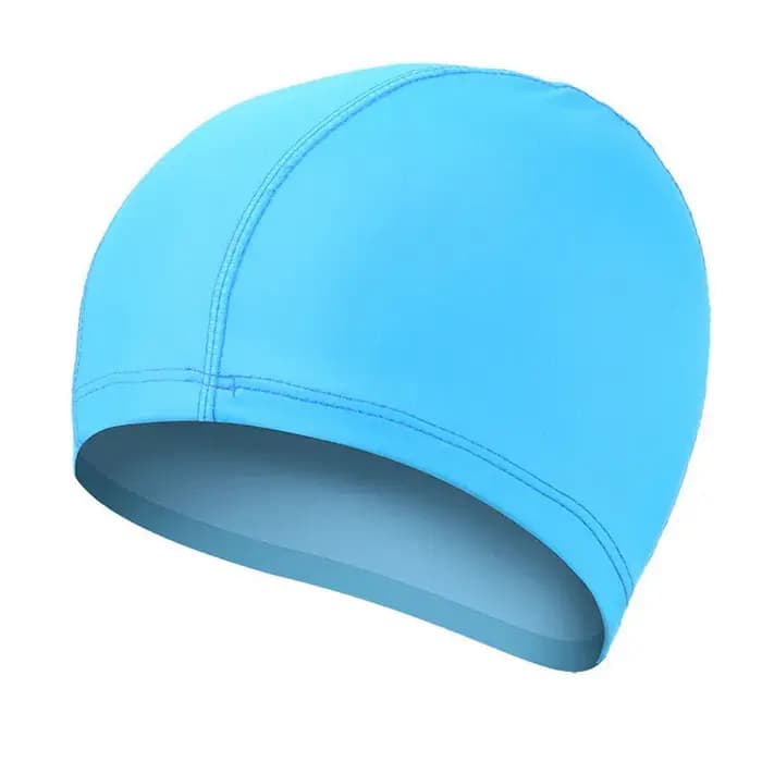 Bonnet de bain élastique en nylon avec protection des oreilles, pour cheveux longs, bonnet de piscine fin, accessoires de natation