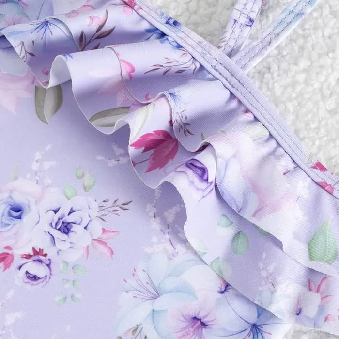 Maillot de bain une pièce pour adolescentes de 5 à 14 ans