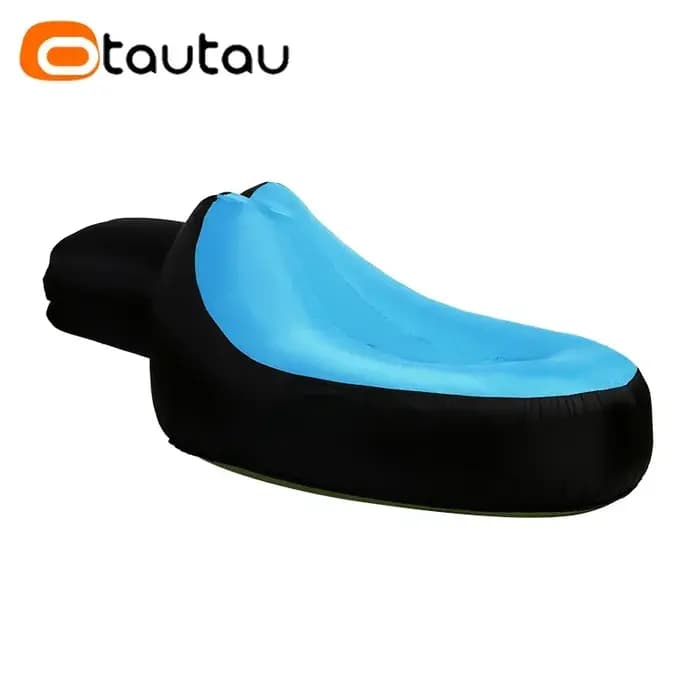 OTAUTAU-Chaise longue gonflable portable, canapé de camping en plein air, pouf confortable, pouf, jardin, plage, piscine, chaise longue inclinable SF112