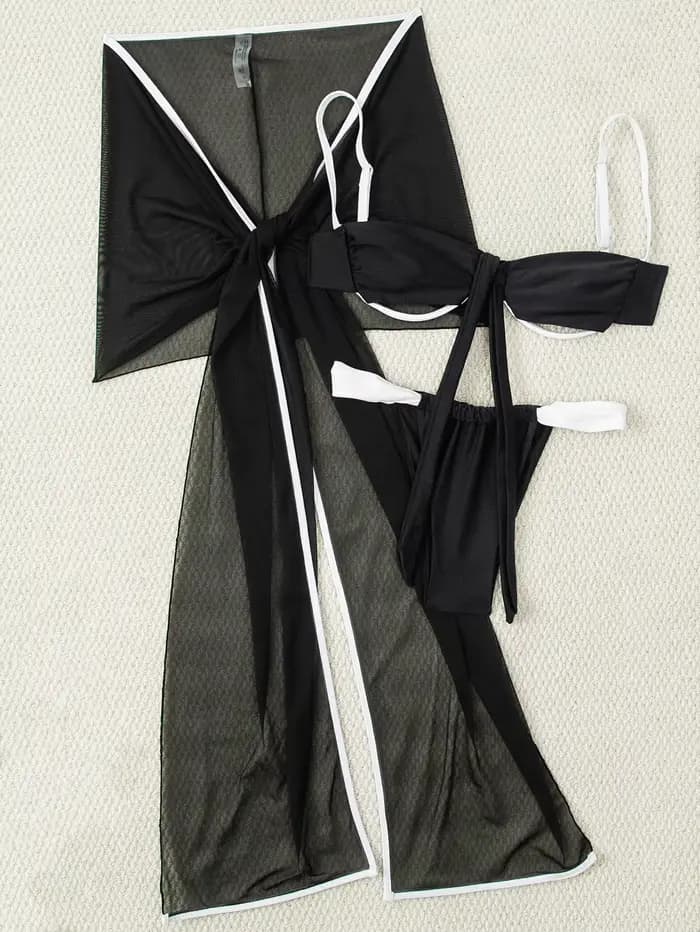 Maillot de bain trois pièces pour femmes