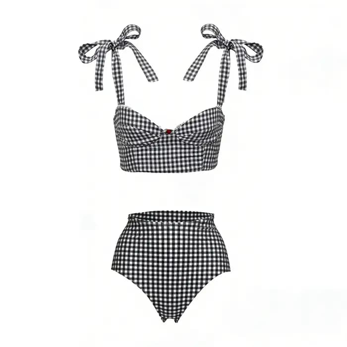Nouvel ensemble bikini sexy imprimé avec jupe
