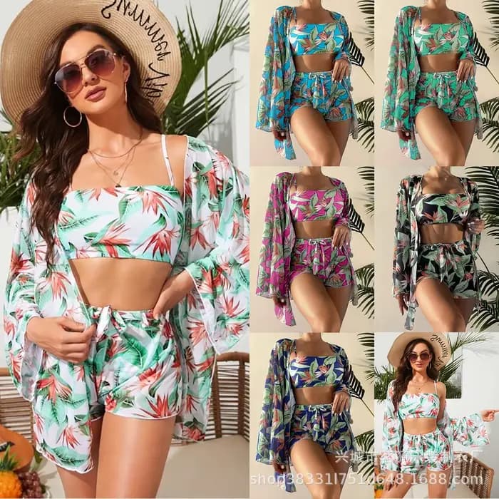 Nouveaux maillots de bain séparés Tankini ensemble maillot de bain pour femme 2024 sport vêtements de plage deux pièces maillot de bain filles piscine femmes maillot de bain