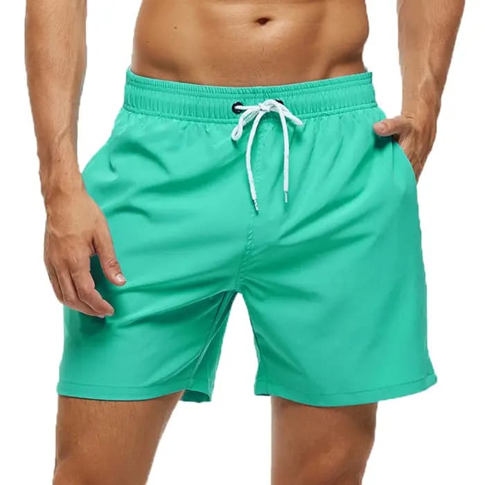 Escatch-Short de Natation Respirant pour Homme, Bermuda Masculin, Taille artificiel astique, Doublure en Maille avec Poche, Mode dehors, Été, Marque