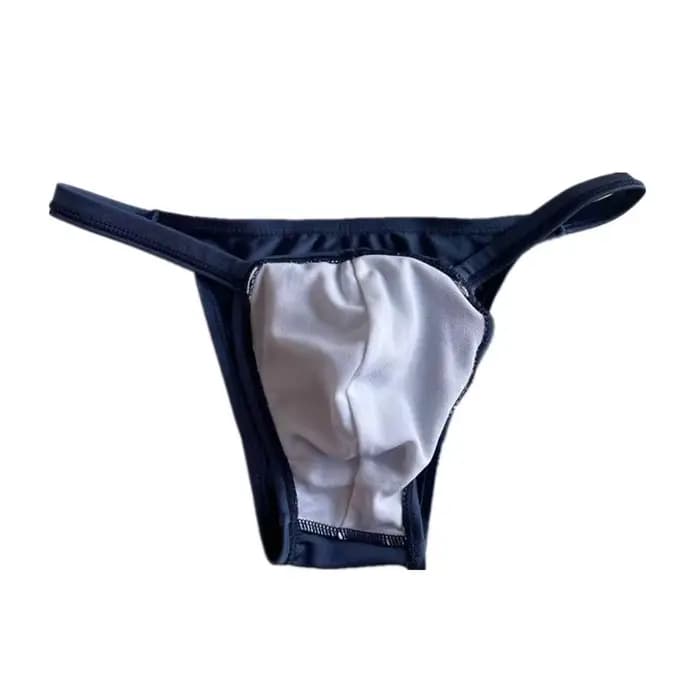 Sexy Bikini hommes slip de bain homme demi hanche maillots de bain string taille basse Mini Slip plage Shorts sous-vêtements Micro Tangas troncs Desmiit