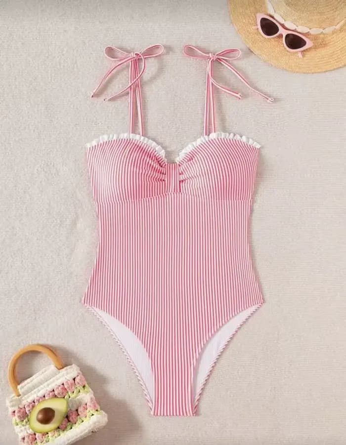 Maillot de bain une pièce à bretelles