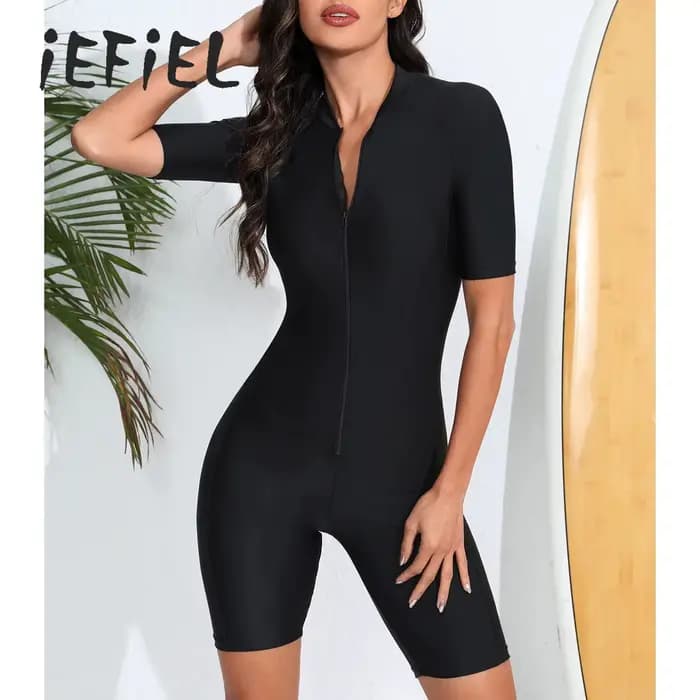 Maillot de bain une pièce athlétique pour femmes et garçons