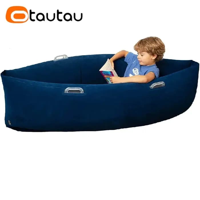 OTAUTAU-Chaise longue gonflable, pouf confortable, canapé-lit, fauteuil inclinable, canapé paresseux, siège d'angle, meubles SF113, 4 pieds