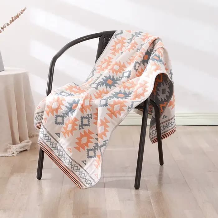 Serviette de bain florale bohème pour femmes et enfants