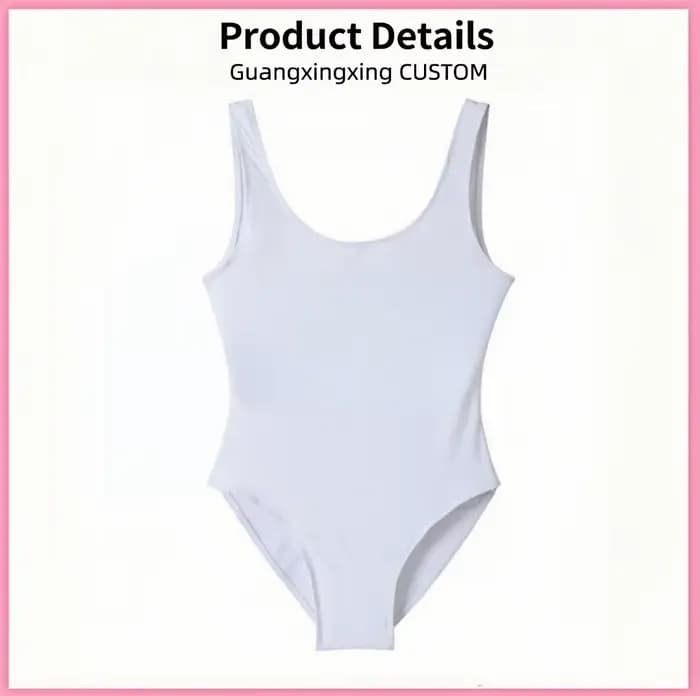 Maillot de bain une pièce pour femme, imprimé avec photo et logo personnalisé.