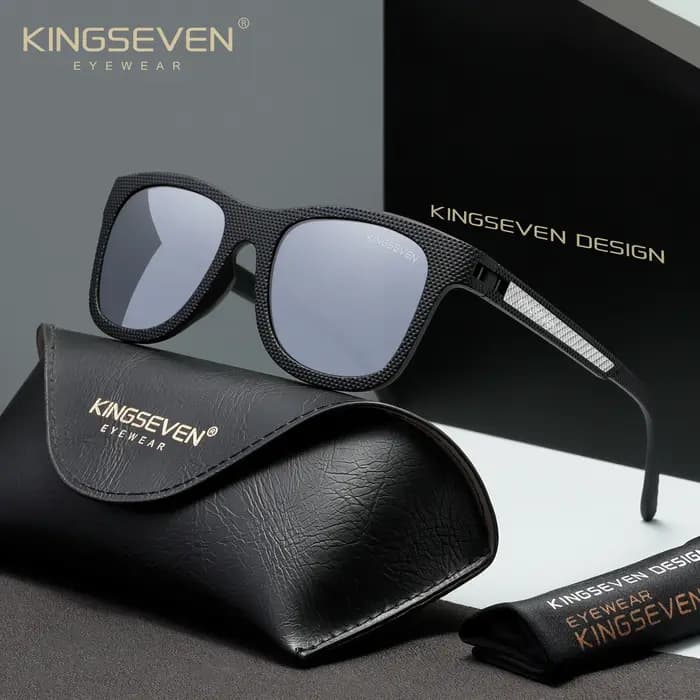 KINGSEVEN Lunettes de soleil polarisées UV400 tendance pour hommes et femmes