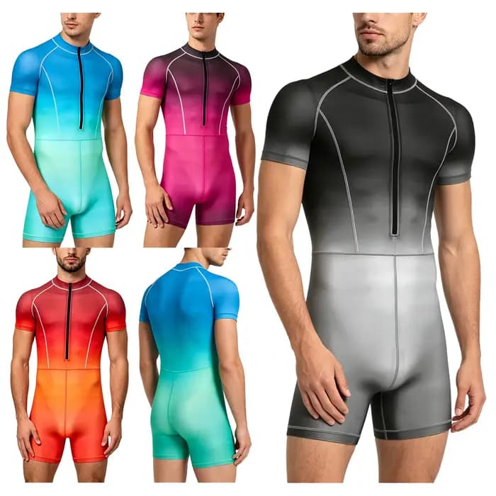 Combinaison de bain une pièce pour homme