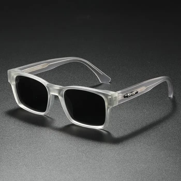 Lunettes de soleil polarisées carrées de qualité pour hommes, noyau métallique UV400 unisexe, pour v