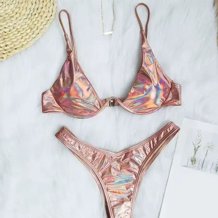 Maillot de bain brésilien Triangle à armatures pour femmes