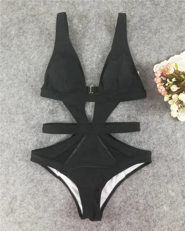Maillot de bain une pièce noir