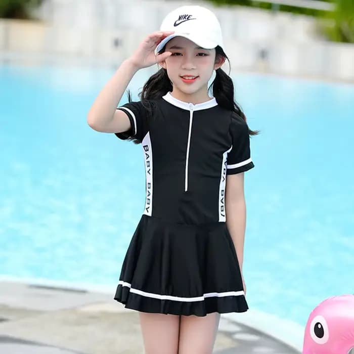 Maillot de bain pour filles, jupe de sport de plage, boxers, maillot de bain deux pièces, robe de ba