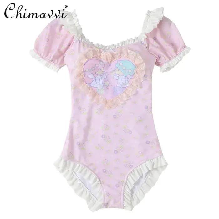 Maillot de bain japonais une pièce pour femmes