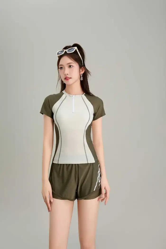 Nouveau maillot de bain fendu pour femmes
