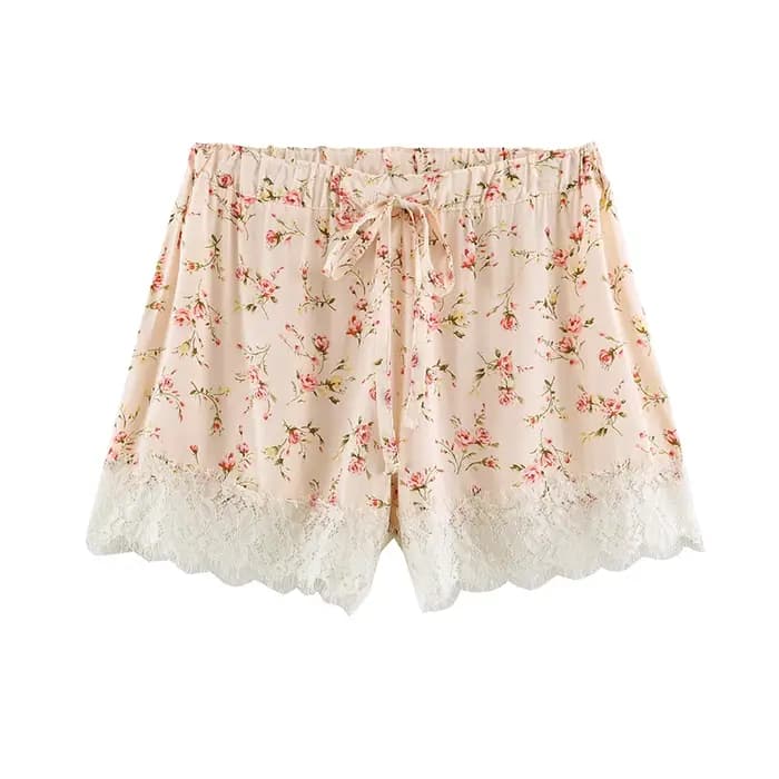 Shorts pour femmes à imprimé floral
